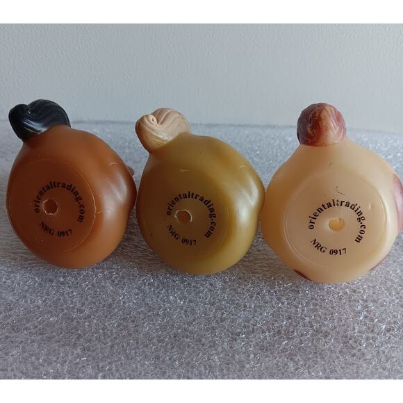 Lot of 3 Vintage Squeak Toy Oriental Trading Baby Rubber Animal - Picture 6 of 16